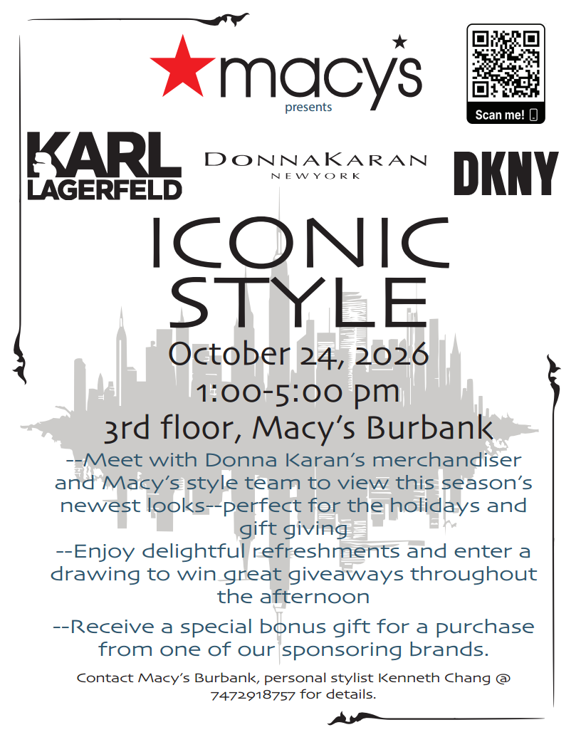 Iconic Style at Macy’s Burbank